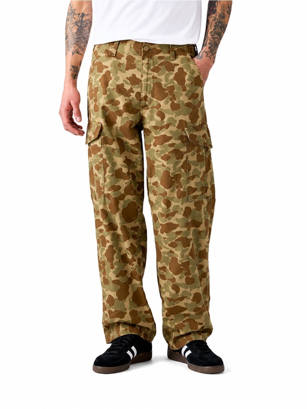 Levi's Men's Camouflage Cargo Pants - Brown/Tan